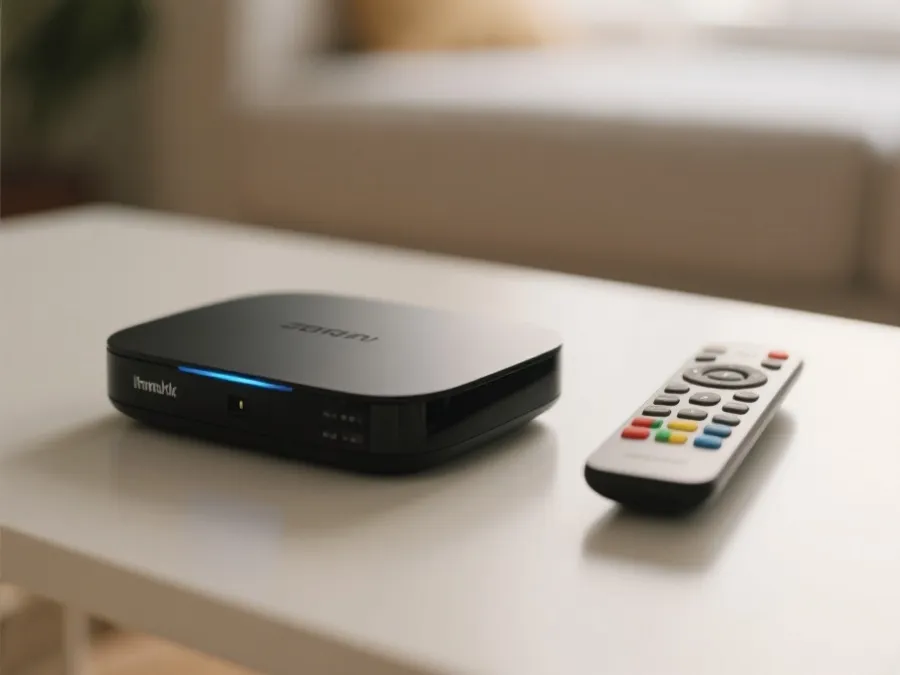 机顶盒与遥控器示意图